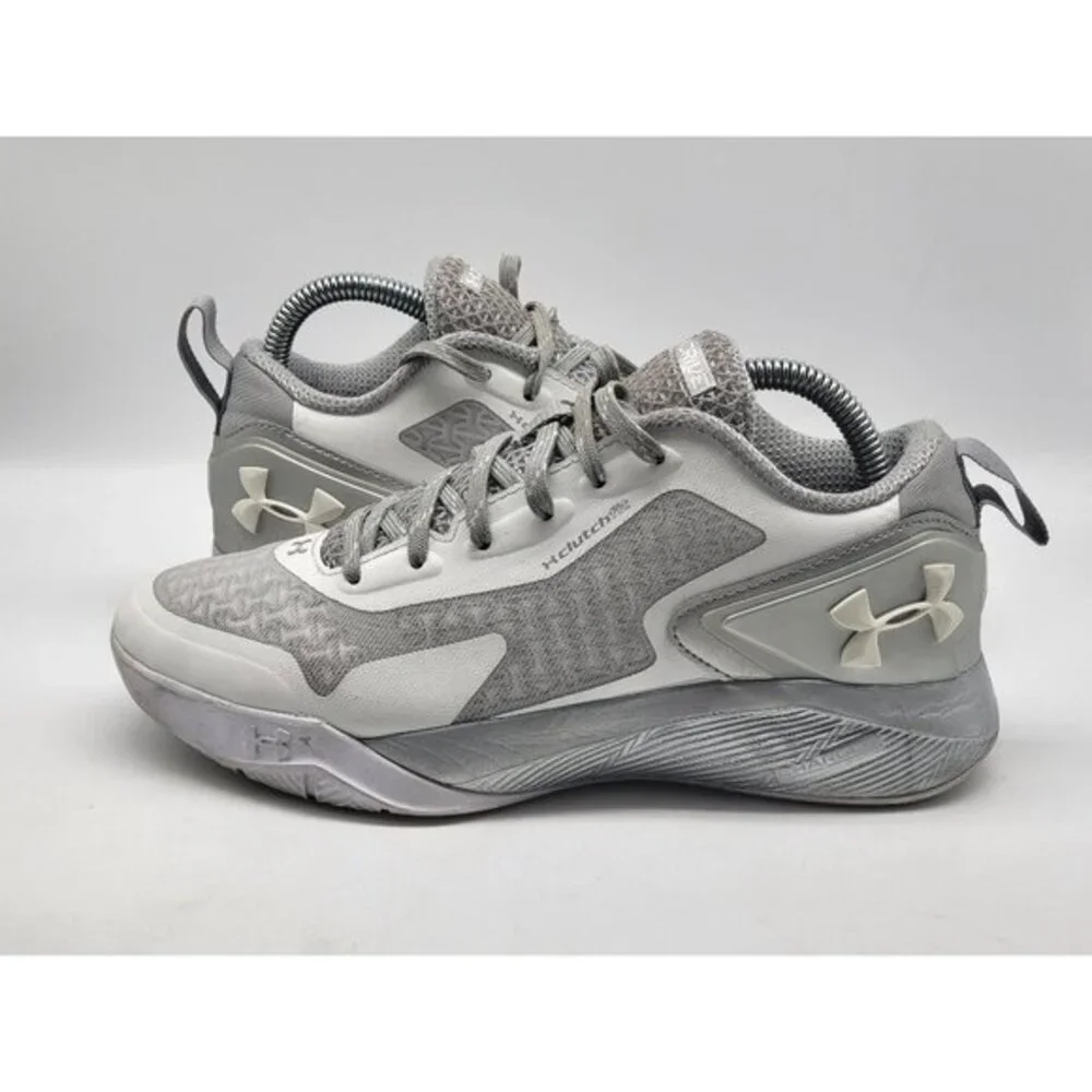 Under Armour ClutchFit Drive 2 Low‎ Men's 7.5 Gray White Basketball Shoes